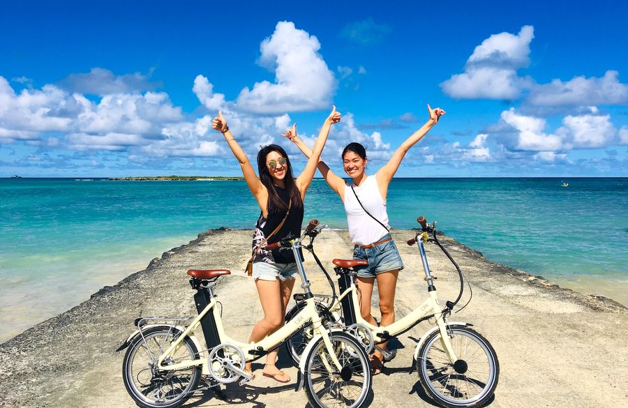 レンタル電動自転車で散策! カイルアとラニカイビーチツアー [ワイキキ